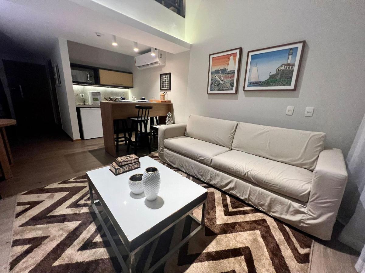 Apartamento Loft Duplex Urbano E Sofisticado, Com Tematica Praiana No Rio Vermelho Salvador Luaran gambar